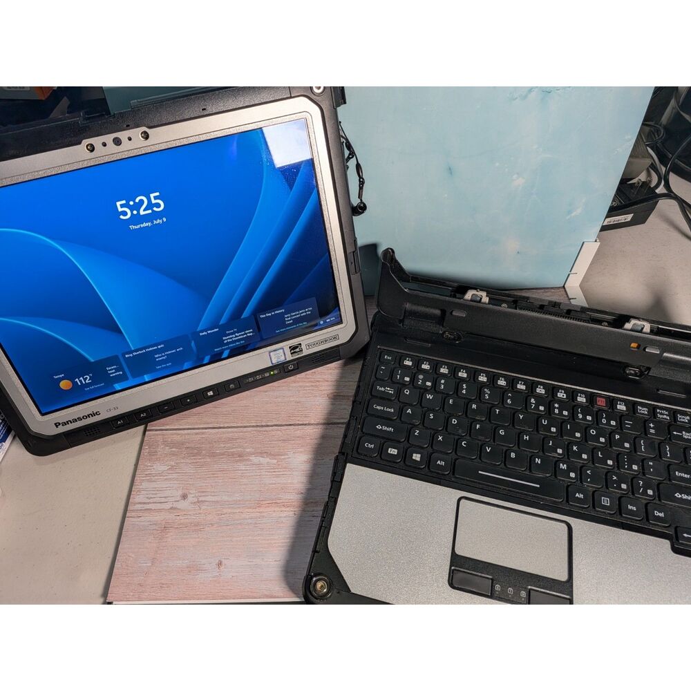 Panasonic Toughbook CF-33 Laptop i5-7300U 8GBRAM 256GBSSD Healthy Dual Batteries